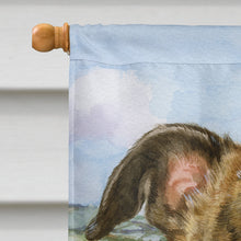 Load image into Gallery viewer, Lurcher by Debbie Cook Flag Canvas House Size CDCO0385CHF