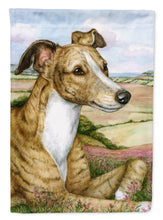 Load image into Gallery viewer, Lurcher by Debbie Cook Flag Canvas House Size CDCO0385CHF