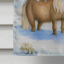 Load image into Gallery viewer, Feeding The Shetland Horse Flag Canvas House Size CDCO0404CHF