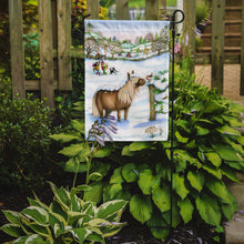 Load image into Gallery viewer, Feeding The Shetland Horse Garden Flag – Decorative Outdoor Yard Flag CDCO0404GF