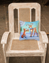 Load image into Gallery viewer, Christmas Present from the Fox Canvas Decorative Pillow CDCO0416PW1414