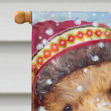 Load image into Gallery viewer, Winter Snow Teddy Bears Flag Canvas House Size CDCO0461CHF