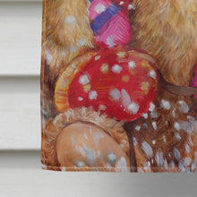 Load image into Gallery viewer, Winter Snow Teddy Bears Flag Canvas House Size CDCO0461CHF