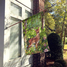 Load image into Gallery viewer, European Roe Deer Fawn Flag Canvas House Size CDCO0504CHF