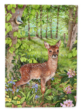 Load image into Gallery viewer, European Roe Deer Fawn Flag Canvas House Size CDCO0504CHF