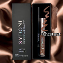 Load image into Gallery viewer, CHESTNUT MATTE LIP DUO