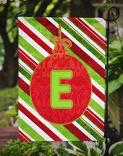 Load image into Gallery viewer, Christmas Oranment Holiday Letter E Monogram Initial Garden Flag - Outdoor Decorative Yard Flag CJ1039