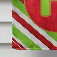Load image into Gallery viewer, Christmas Oranment Holiday Letter H Monogram Initial Flag  House Size