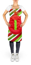 Load image into Gallery viewer, Christmas Oranment Holiday Initial Letter I Apron – Artist-Designed Kitchen, BBQ &amp; Craft Apron CJ1039-IAPRON