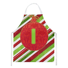 Load image into Gallery viewer, Christmas Oranment Holiday Initial Letter I Apron – Artist-Designed Kitchen, BBQ &amp; Craft Apron CJ1039-IAPRON