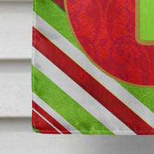Load image into Gallery viewer, Christmas Oranment Holiday Letter I Monogram Initial Flag  House Size