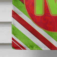 Load image into Gallery viewer, Christmas Oranment Holiday Letter M Monogram Initial Flag  House Size