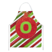 Load image into Gallery viewer, Christmas Oranment Holiday Initial Letter O Apron – Artist-Designed Kitchen, BBQ &amp; Craft Apron CJ1039-OAPRON