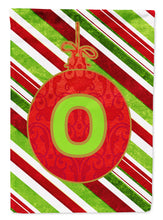 Load image into Gallery viewer, Christmas Oranment Holiday Letter O Monogram Initial Flag  House Size