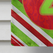 Load image into Gallery viewer, Christmas Oranment Holiday Letter Z Monogram Initial Flag  House Size