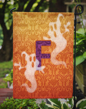 Load image into Gallery viewer, Halloween Ghost Letter F Monogram Initial Garden Flag - Outdoor Decorative Yard Flag CJ1040