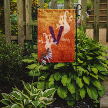 Load image into Gallery viewer, Halloween Ghost Letter V Monogram Initial Garden Flag - Outdoor Decorative Yard Flag CJ1040