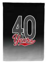 Load image into Gallery viewer, 40 Years Garden Flag - Outdoor Decorative Yard Flag