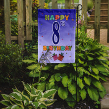 Load image into Gallery viewer, Happy 8th Birthday Garden Flag – Decorative Outdoor Yard Flag CJ1099GF