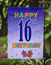 Load image into Gallery viewer, Happy 16th Birthday Garden Flag - Outdoor Decorative Yard Flag CJ1107GF