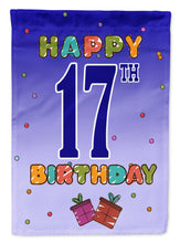 Load image into Gallery viewer, Happy 17th Birthday Garden Flag - Outdoor Decorative Yard Flag