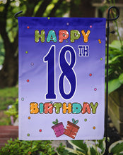 Load image into Gallery viewer, Happy 18th Birthday Garden Flag - Outdoor Decorative Yard Flag CJ1109GF
