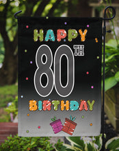 Load image into Gallery viewer, Happy 80th Birthday Garden Flag - Outdoor Decorative Yard Flag CJ1127GF