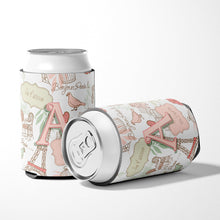 Load image into Gallery viewer, Letter A Love in Paris Pink Can or Bottle Hugger CJ2002-ACC