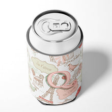 Load image into Gallery viewer, Letter Q Love in Paris Pink Can or Bottle Hugger CJ2002-QCC