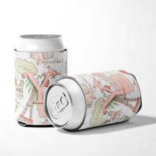 Load image into Gallery viewer, Letter Y Love in Paris Pink Can or Bottle Hugger CJ2002-YCC