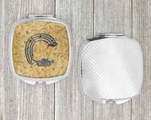 Load image into Gallery viewer, Letter C Musical Instrument Alphabet Compact Mirror – Stylish Purse Mirror with Artistic Covers CJ2004-CSCM