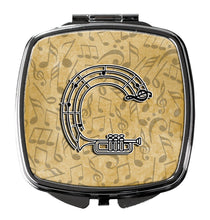Load image into Gallery viewer, Letter C Musical Instrument Alphabet Compact Mirror – Stylish Purse Mirror with Artistic Covers CJ2004-CSCM