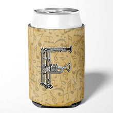 Load image into Gallery viewer, Letter F Musical Instrument Alphabet Can or Bottle Hugger CJ2004-FCC