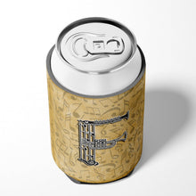Load image into Gallery viewer, Letter F Musical Instrument Alphabet Can or Bottle Hugger CJ2004-FCC