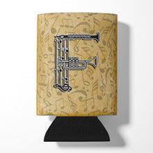 Load image into Gallery viewer, Letter F Musical Instrument Alphabet Can or Bottle Hugger CJ2004-FCC