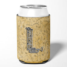 Load image into Gallery viewer, Letter L Musical Instrument Alphabet Can or Bottle Hugger CJ2004-LCC