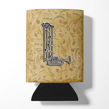 Load image into Gallery viewer, Letter L Musical Instrument Alphabet Can or Bottle Hugger CJ2004-LCC