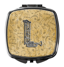 Load image into Gallery viewer, Letter L Musical Instrument Alphabet Compact Mirror – Stylish Purse Mirror with Artistic Covers CJ2004-LSCM