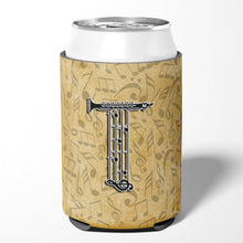 Load image into Gallery viewer, Letter T Musical Instrument Alphabet Can or Bottle Hugger CJ2004-TCC