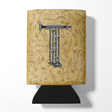 Load image into Gallery viewer, Letter T Musical Instrument Alphabet Can or Bottle Hugger CJ2004-TCC