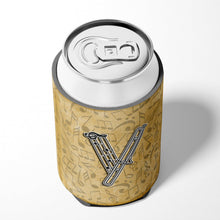 Load image into Gallery viewer, Letter V Musical Instrument Alphabet Can or Bottle Hugger CJ2004-VCC