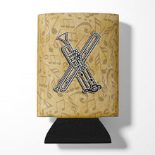 Load image into Gallery viewer, Letter X Musical Instrument Alphabet Can or Bottle Hugger CJ2004-XCC