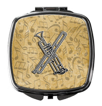 Load image into Gallery viewer, Letter X Musical Instrument Alphabet Compact Mirror – Stylish Purse Mirror with Artistic Covers CJ2004-XSCM