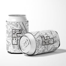 Load image into Gallery viewer, Letter F Musical Note Letters Can or Bottle Hugger CJ2007-FCC