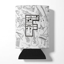 Load image into Gallery viewer, Letter F Musical Note Letters Can or Bottle Hugger CJ2007-FCC
