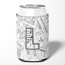Load image into Gallery viewer, Letter L Musical Note Letters Can or Bottle Hugger CJ2007-LCC
