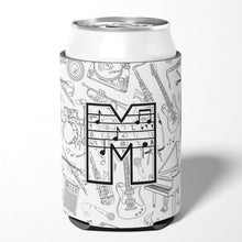 Load image into Gallery viewer, Letter M Musical Note Letters Can or Bottle Hugger CJ2007-MCC