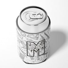 Load image into Gallery viewer, Letter M Musical Note Letters Can or Bottle Hugger CJ2007-MCC