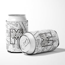 Load image into Gallery viewer, Letter M Musical Note Letters Can or Bottle Hugger CJ2007-MCC