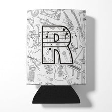 Load image into Gallery viewer, Letter R Musical Note Letters Can or Bottle Hugger CJ2007-RCC